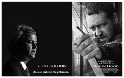 Geert Wilders & Robin Hood Flyer DUTCH BASIC