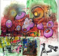 small painting on paper  
