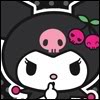 Cute emo bunny