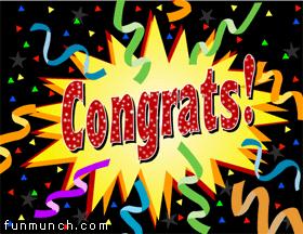 Congratulations