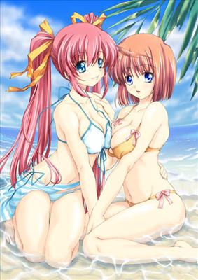 Friendly Hug On The Beach