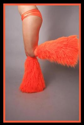 Neon Orange Fluffies