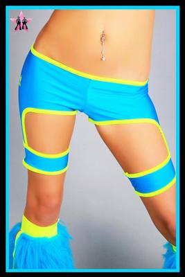 Turquoise Mini Chaps
