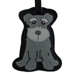 Schnauzer Luggage Tag