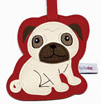 Pug Luggage Tag