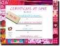 LUV CERTIFICATE