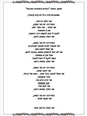 אוטוביוגרפיה ב-5 פרקים (הבור)
