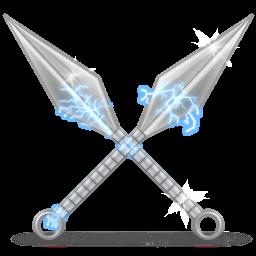 A pair of kunai