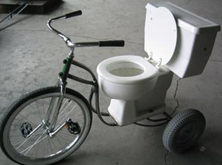 rolling crapper