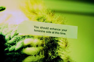 You should enhance your femine side at this time!