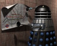 Dalek Lost On The Tube
