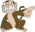 Angry monkey 