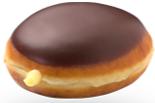 Chocolate Iced Custard Filled
