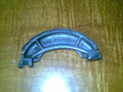 A single worn brake lining