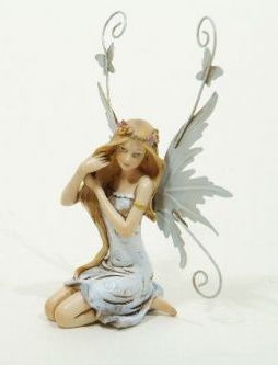 White Kneeling Fairy