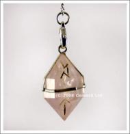Rose Quartz Runic Pendulum