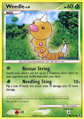 Weedle Card