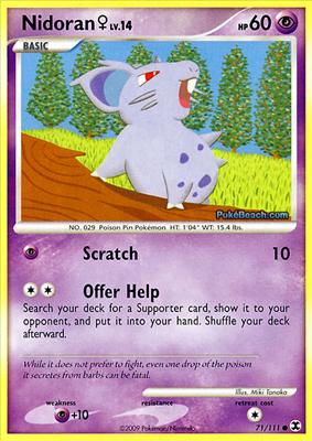 Nidoran Male Card