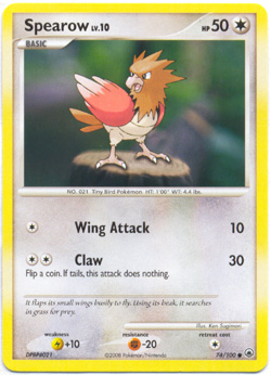Spearow Card