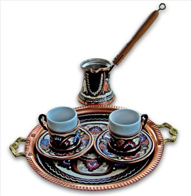 Turkish coffee set for two