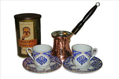 Turkish coffee set for 2