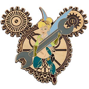 Mickey Mouse Gears Tinker Bell Pin 