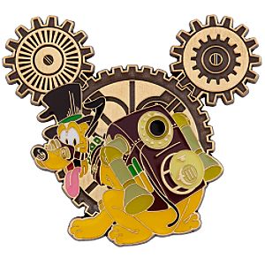 Mickey Mouse Gears Pluto Pin 