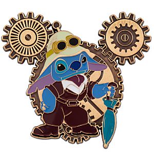 Mickey Mouse Gears Stitch Pin 