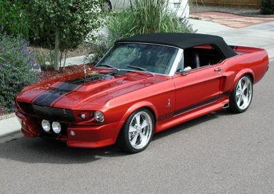 Red 69 Mustang
