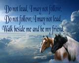 Walk beside me and be my friend