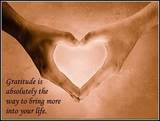 Gratitude is is absolutely the way to bring more into your life