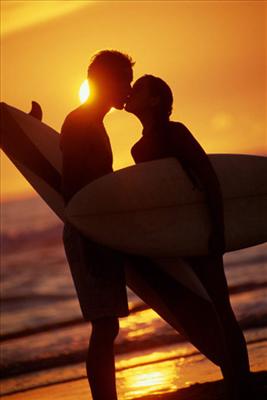 Tramonto sul Surf