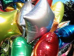 shiny balloons