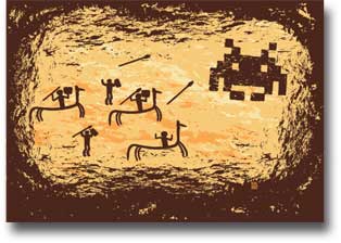 Cavemen invader