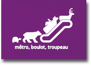 métro, boulot, troupeau