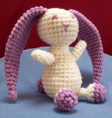 Lilac & Soft White Bunny