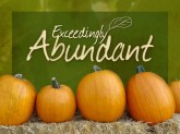 Exceedingly Abundant