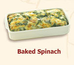 baked spinach