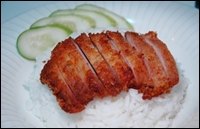 ข้าวหมูทอด