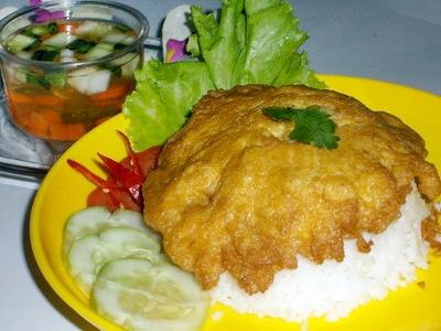 ข้าวไข่เจียวหมูสับ
