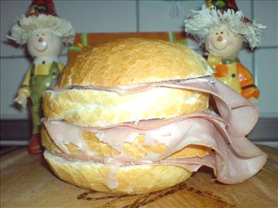 Panino con la mortadella