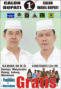 No Urut 1 (peci putih)