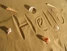 Sand Hello