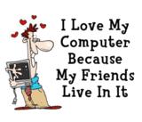  U live on the computer?!