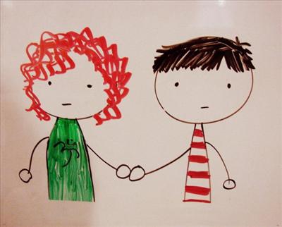 Cartoon Jenny: Send a friend this Jenny to show them you love them-- in a purely two-dimensional way!