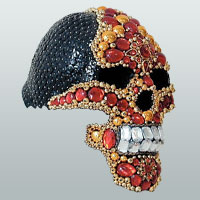 Blodstens skull hjelmen