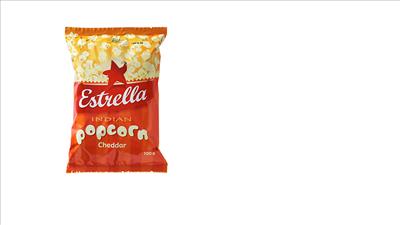 En påse popcorn
