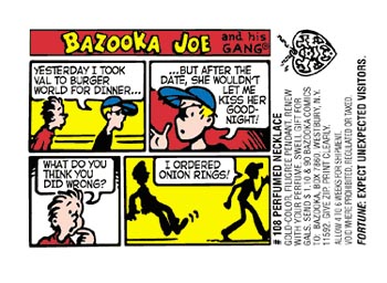 Bazooka Bubble Gum comic