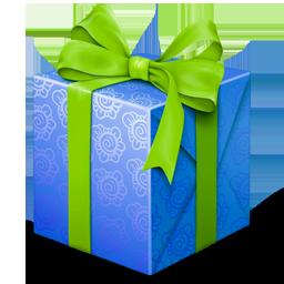 blue box - gift