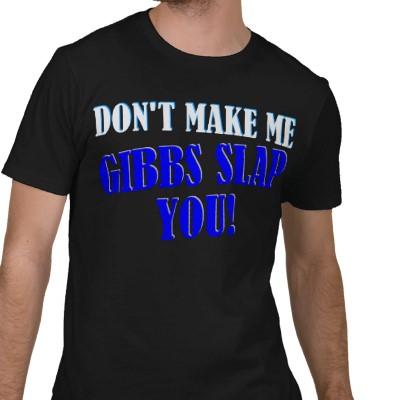 Dont make me Gibbs Slap You!